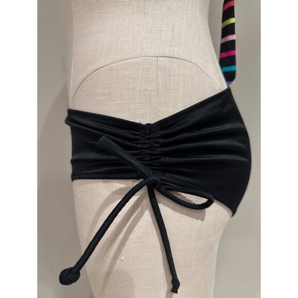 Victoria's Secret Bikini Swimsuit Set Womens Size M Multicolored Stripes - Picture 4 of 9